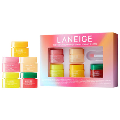 LANEIGE | Midnight Minis Hydrating Lip Sleeping Mask Treatment 5 pc. Gift Set