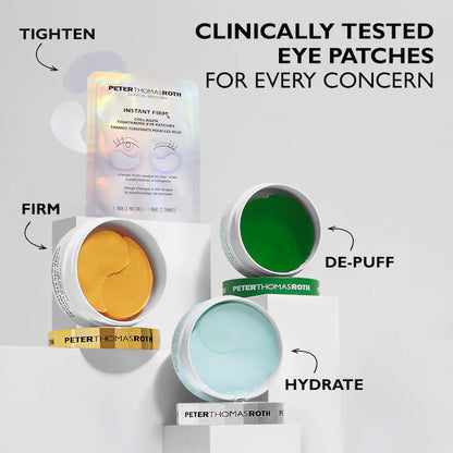 Peter Thomas Roth | Eye Mask Patches Travel Gift Set for Fine Lines, Dark Circles, Puffiness and Dryness