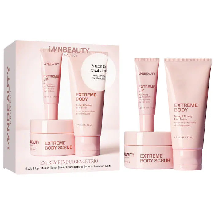 INNBEAUTY PROJECT | Extreme Indulgence Trio Holiday Exclusive Body + Lip Set