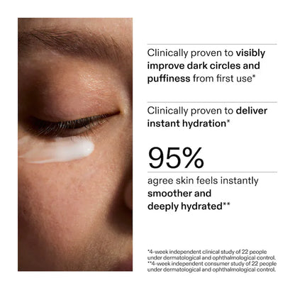 The INKEY List | Running on Caffeine Eye Cream & Reusable Eye Patches Gift Set for Depuffing & Dark Circles