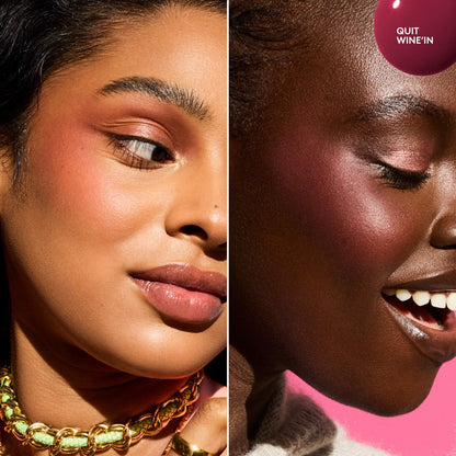 Fenty Beauty by Rihanna | Blushin' In Diamonds Liquid Blush + Highlighter Duo Makeup Gift Set