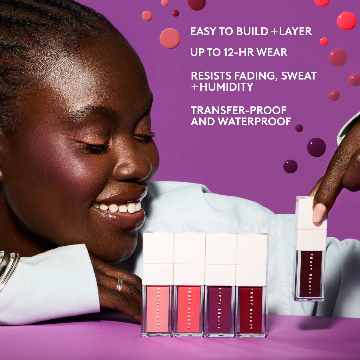 Fenty Beauty by Rihanna | Blushin' In Diamonds Liquid Blush + Highlighter Duo Makeup Gift Set