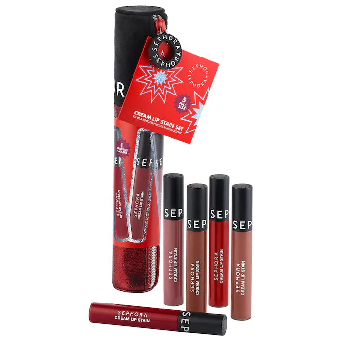 SEPHORA COLLECTION | Cream Lip Stain 10HR Liquid Lipstick 5pc Set