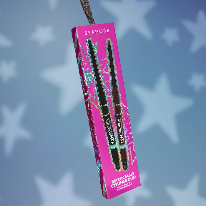 SEPHORA COLLECTION | 12H Colorful Waterproof Retractable Eyeliner Duo Set
