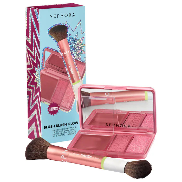 SEPHORA COLLECTION | Blush Blush Glow Cheek Palette & Brush Set