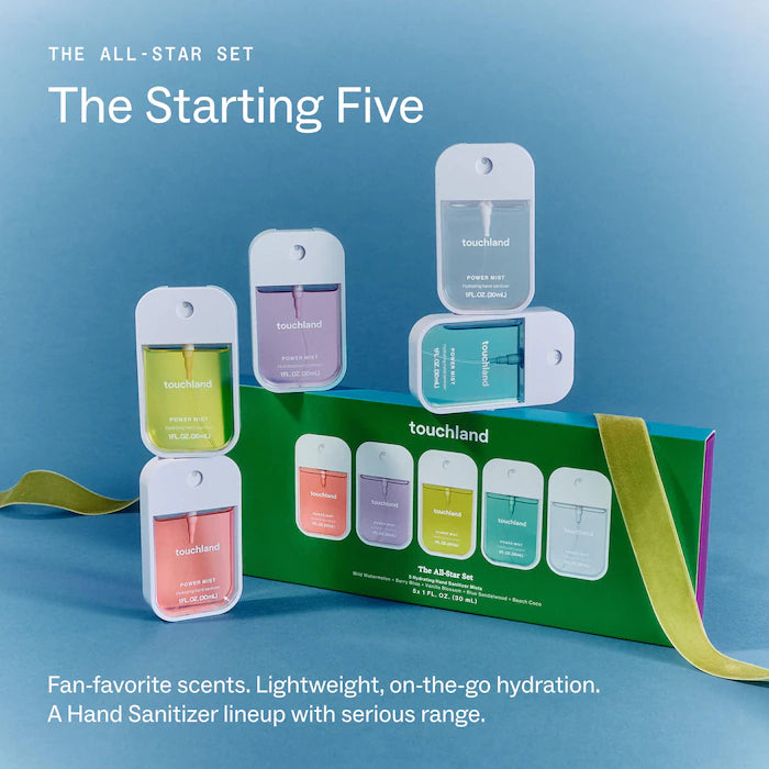 Touchland | The All Star Gift Set (5 pack Hand Sanitizers)