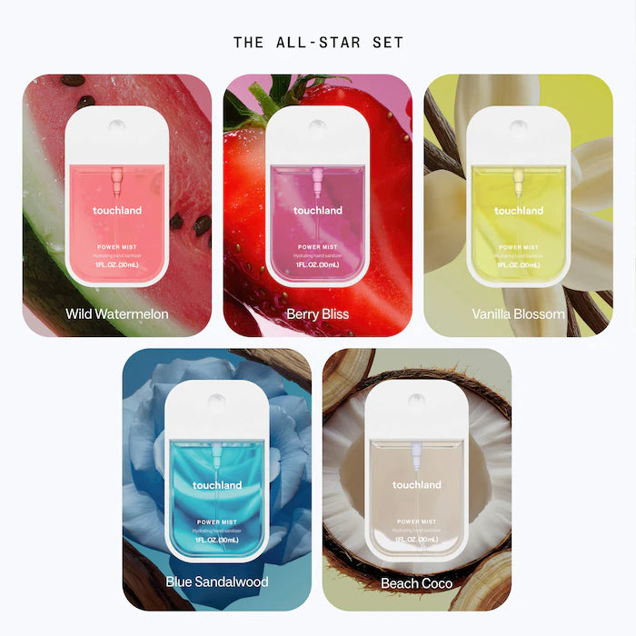 Touchland | The All Star Gift Set (5 pack Hand Sanitizers)