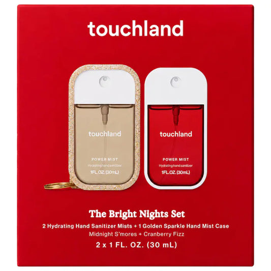 Touchland | Special Edition Bright Nights Hand Sanitizer 2-Pack + Case