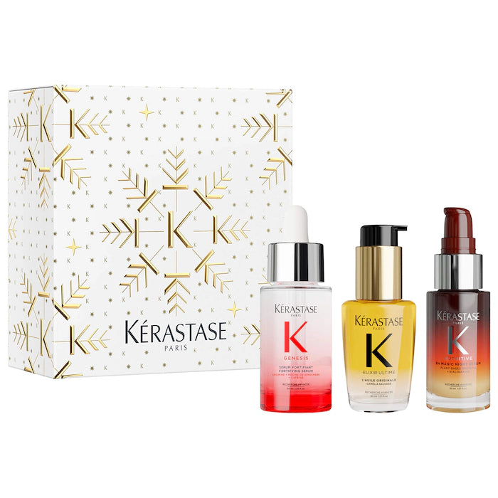 Kerastase | Mini Genesis, Elixir Ultime & 8H Magic Bestsellers Hair Gift Set