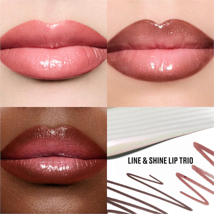 MAC COSMETICS | Line + Shine Hydrating Glossy Lip Trio Gift Set