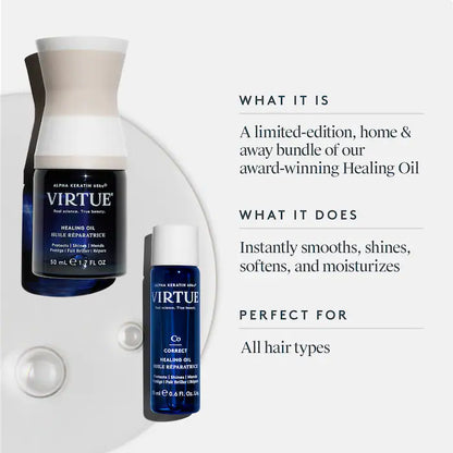 Virtue | Holiday Healing Oil Home & Away Duo Gift Set