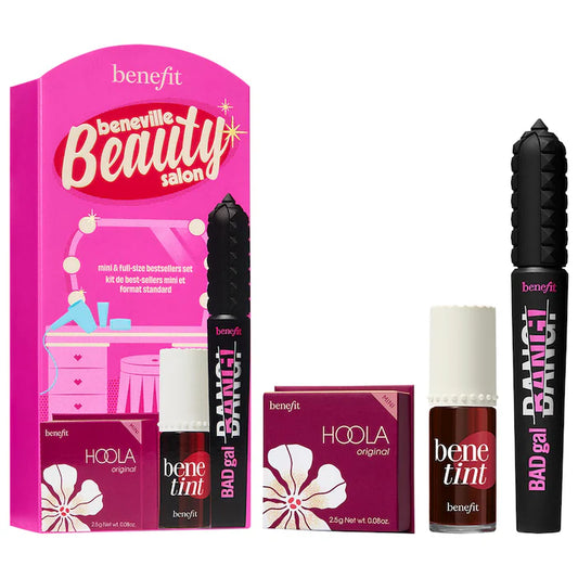Benefit Cosmetics | Beneville Beauty Salon Full-Size & Mini Bestsellers Gift Set
