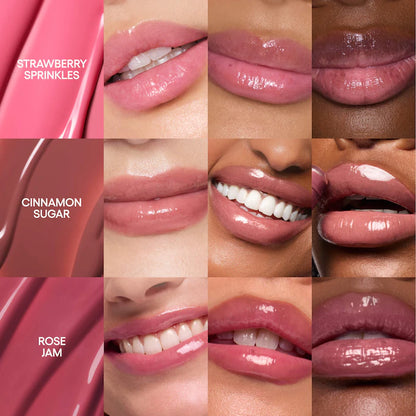 LANEIGE | Glassy Lip Minis 3 Pc. Glaze Craze Tinted Peptide Lip Serum Gift Set