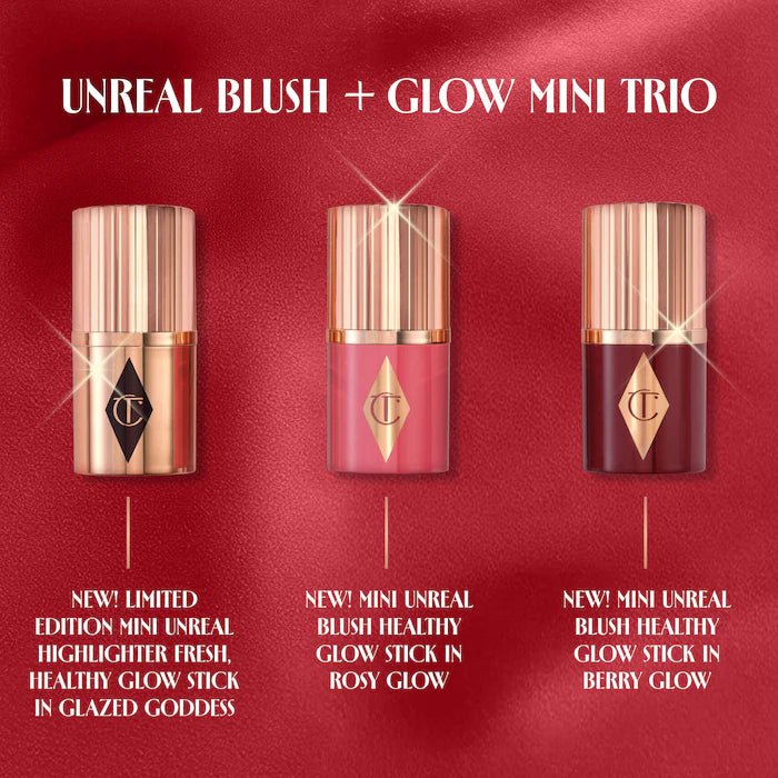 Charlotte Tilbury | Mini Unreal Blush + Glow Trio