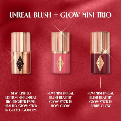 Charlotte Tilbury | Mini Unreal Blush + Glow Trio