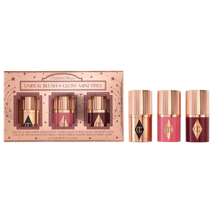 Charlotte Tilbury | Mini Unreal Blush + Glow Trio