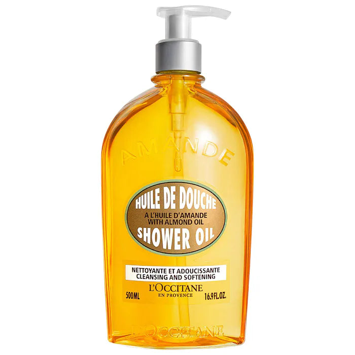 L'Occitane | Cleansing And Softening Refillable Shower Oil With Almond Oil