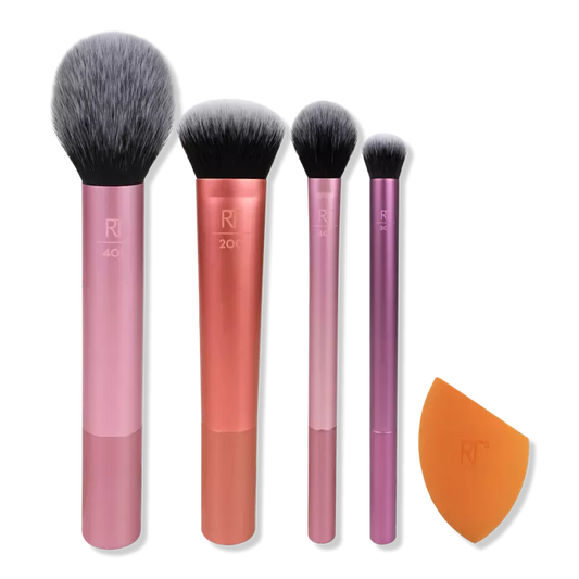 Real Techniques | Everyday Essentials Makeup Brush & Sponge Set