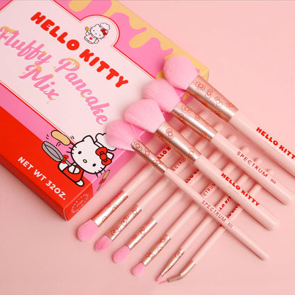 Spectrum | Hello Kitty 10 Piece Fluffy Pancake Brush Set