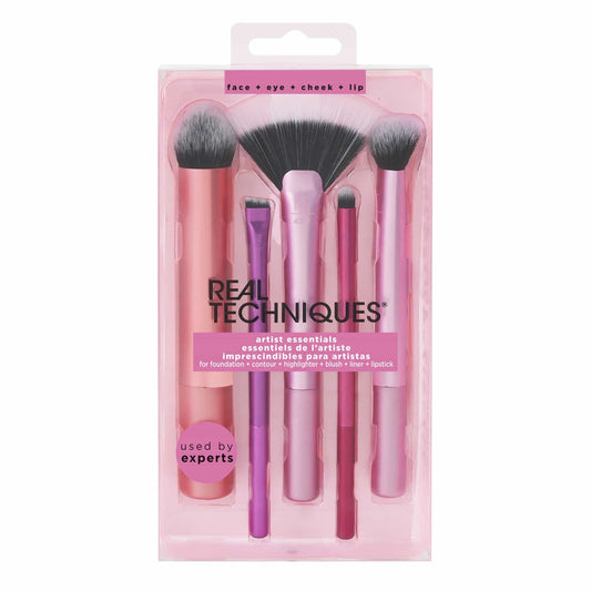 Real Techniques | Artist Essentials Face, Eyes, and Lips Makeup Brush Set