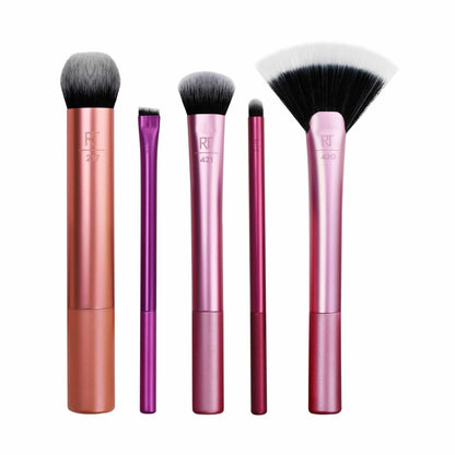 Real Techniques | Artist Essentials Face, Eyes, and Lips Makeup Brush Set