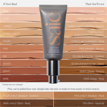 Saie | Slip Tint Dewy Tinted Moisturizer SPF 35 Sunscreen