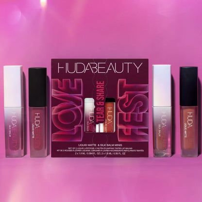 Huda Beauty | Lovefest Tear & Share Lip Quad