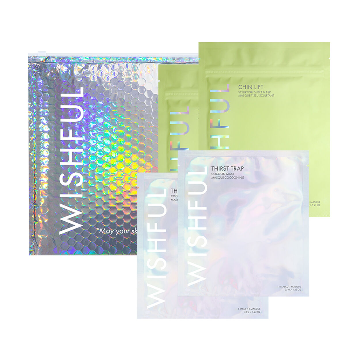 WISHFUL | Thirst Trap + Chin Lift “Sheet Mask Party” Set