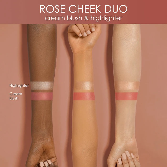 Natasha Denona | Rose Cheek Duo - Cream Blush and Highlighter