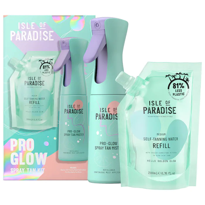 Isle of Paradise | Pro Glow Spray Tan Kit