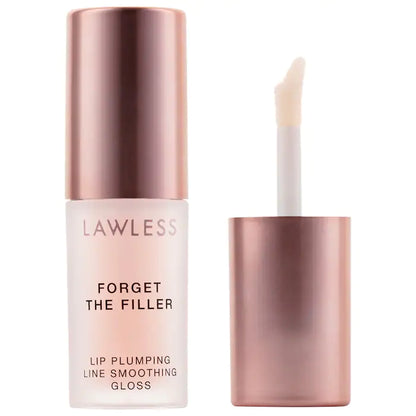 LAWLESS | Forget The Filler Lip Plumper Line Smoothing Gloss - Rosy