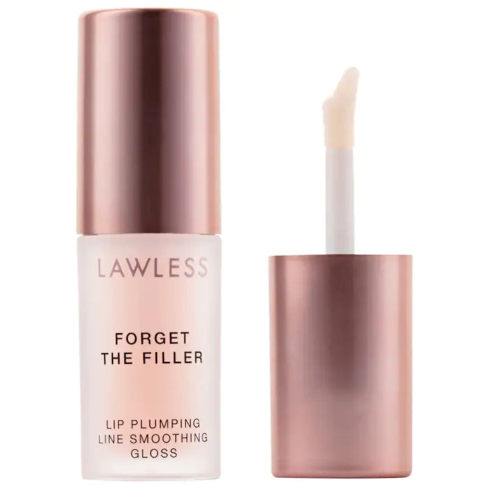 LAWLESS | Forget The Filler Lip Plumper Line Smoothing Gloss - Rosy Outlook