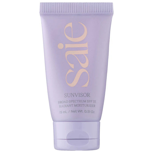 Saie | Mini Sunvisor Radiant Moisturizing Face Sunscreen SPF 35