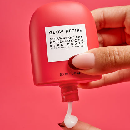 Glow Recipe | Strawberry BHA Pore-Smooth Blur Drops