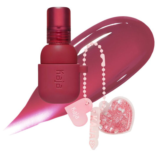 Kaja | Jelly Charm Glazed Lip Stain & Blush With Keychain