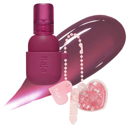 Kaja | Jelly Charm Glazed Lip Stain & Blush With Keychain