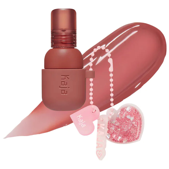 Kaja | Jelly Charm Glazed Lip Stain & Blush With Keychain